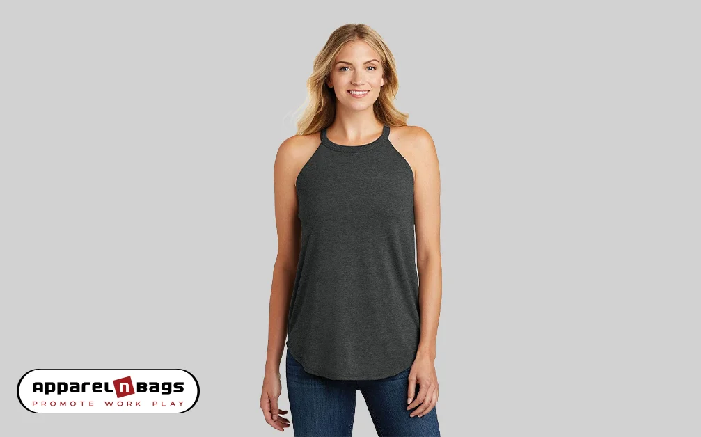 District DT137L Women's Perfect Tri Rocker Tank