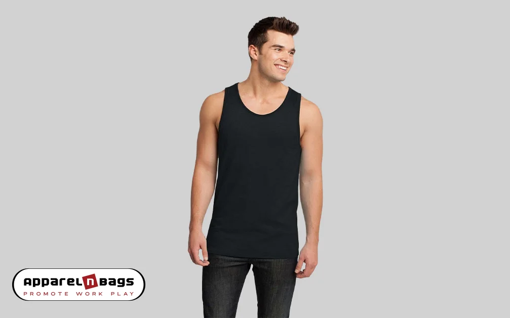 District DT1500 Men's Cotton Ringer Tank